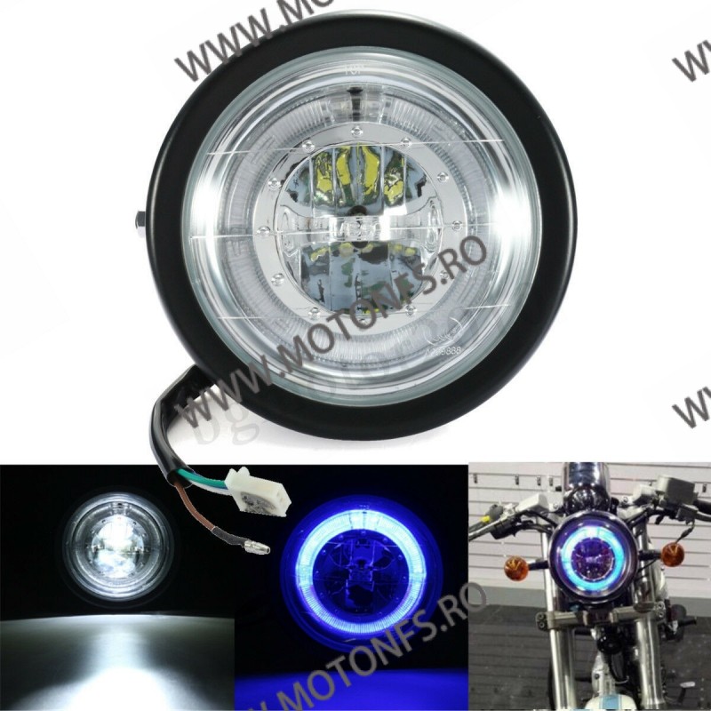 Far Universal LED Angel Eye cafe racer chopper, bobber xrl-1242 xrl-1242  Faruri Moto Universale 145,00 lei 145,00 lei 121,85...