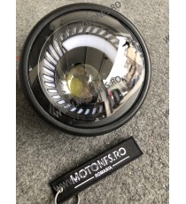 Far Universal Moto 6.5 inch Cu Angel Eye cafe racer chopper, bobber OYZNQ OY124  Faruri Moto Universale 149,00 lei 149,00 lei...