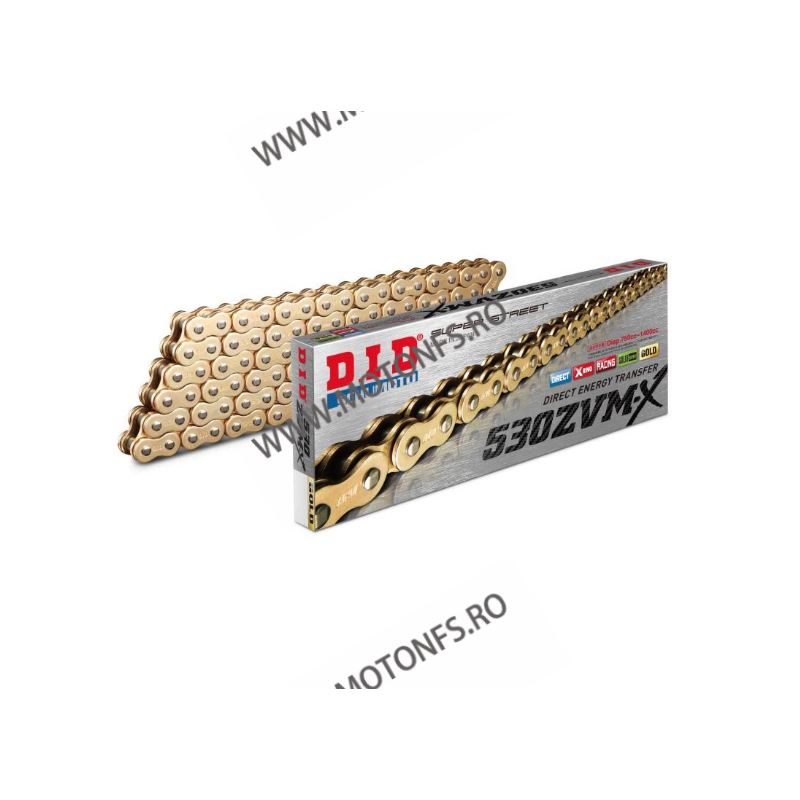 DID - Lant 50ZVM-X cu 114 zale - [Gold] X-Ring 1-659-114 DID RACING CHAIN Acasa 704,00 lei 633,60 lei 591,60 lei 532,44 lei -10%