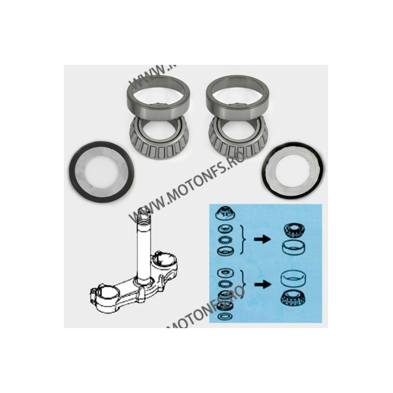 TOURMAX - RULMENTI JUG (SET SUP. + INF.) - HONDA NX250/500/650 SSH902R 771-15 TOURMAX Tourmax - Rulmenti Jug 217,00 lei 217,0...