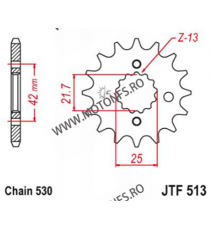 EMGO - Pinion (fata) JTF513, 16 dinti - ZXR750/VN800/ZX-9R/Raptor1000 105-665-16-9 j1 EMGO Emgo Pinioane 44,00 lei 44,00 lei ...