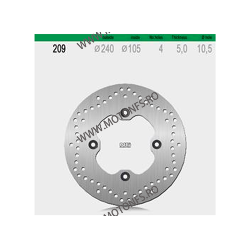 NG - Disc frana (spate) NG209 - SILVERWING / TRANSALP 510-0209 NG BRAKE DISC NG Discuri Frana 367,20 lei 367,20 lei 308,57 le...