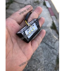 Led-uri numar / luminare numar / motocicleta / scuter / atv / universal   distant intre suruburi 40mm H8HBI  Suport Numar Uni...