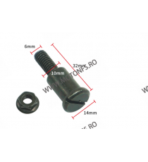 SURUBURI FILETUL 6MM / 10MM LUNGIMEA 32MM PENTRU MANETA AMBREIAJ / FRANA UNIVERSAL HONDA YAMAHA SUZUKI KAWASAKI OYM6L OYM6L  ...