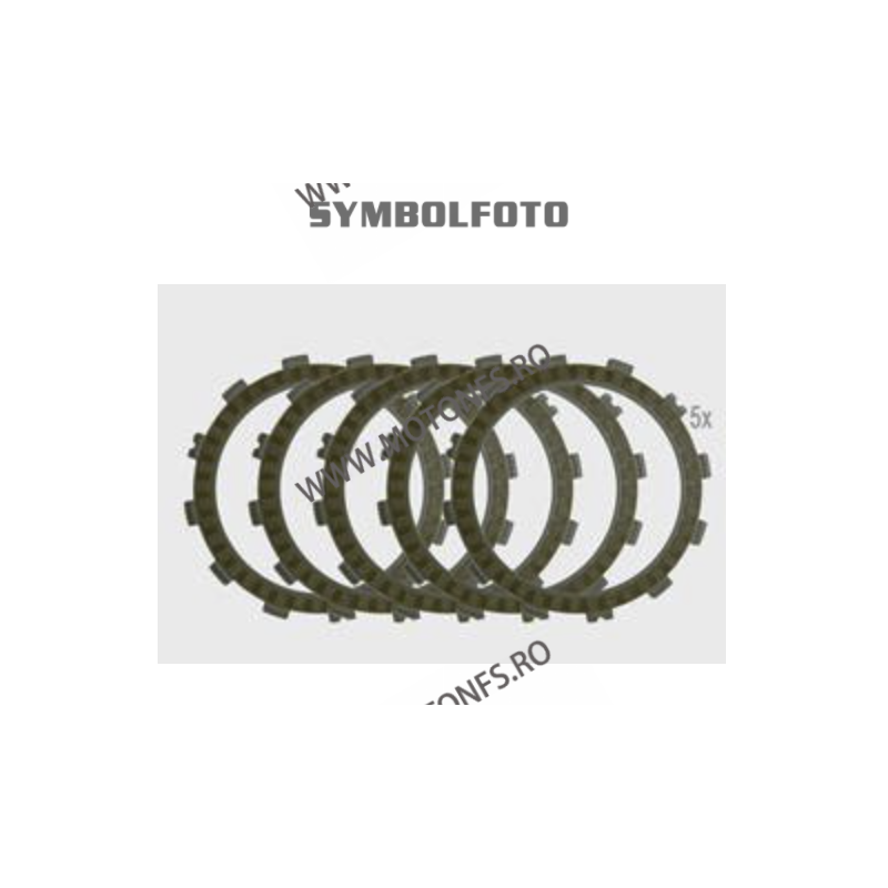 EX300 Ninja	2013 - 2017 Z300	2015 - 2017 Set 5 Pcs Placi De Frictiune Ambreiaj F.C.C. 044-724 F.C.C. Clutch Technology Placi ...