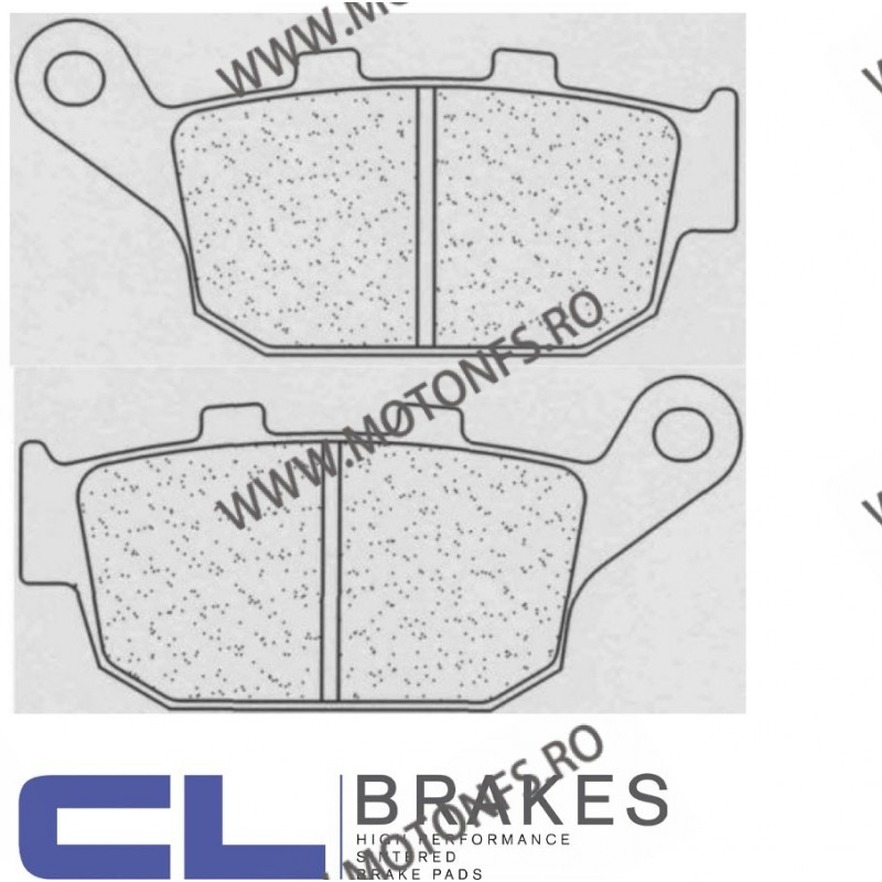 Placute de frana CL BRAKES 2298 RX3 / 86x40,1x10 mm (W x H x T) 200.2298.RX / 585-881/ 570-614 j1 CL BRAKES Placute Frana CL ...