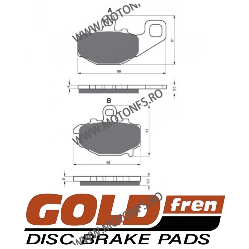 GOLDFREN Placute de frana spate 093 S3 797.S0.93 / 570-687 GOLDFREN Placute Frana GOLDFREN 118,00 lei 106,20 lei 99,16 lei 89...