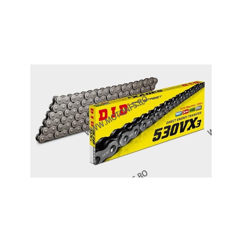 DID - Lant 50VX cu 106 zale - X-Ring 1-650-106 DID RACING CHAIN Acasa 398,00 lei 358,20 lei 334,45 lei 301,01 lei -10%