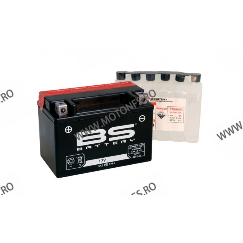 BT14B-BS Baterie Fara Intretinere BS-BATTERY (YT14B-BS)