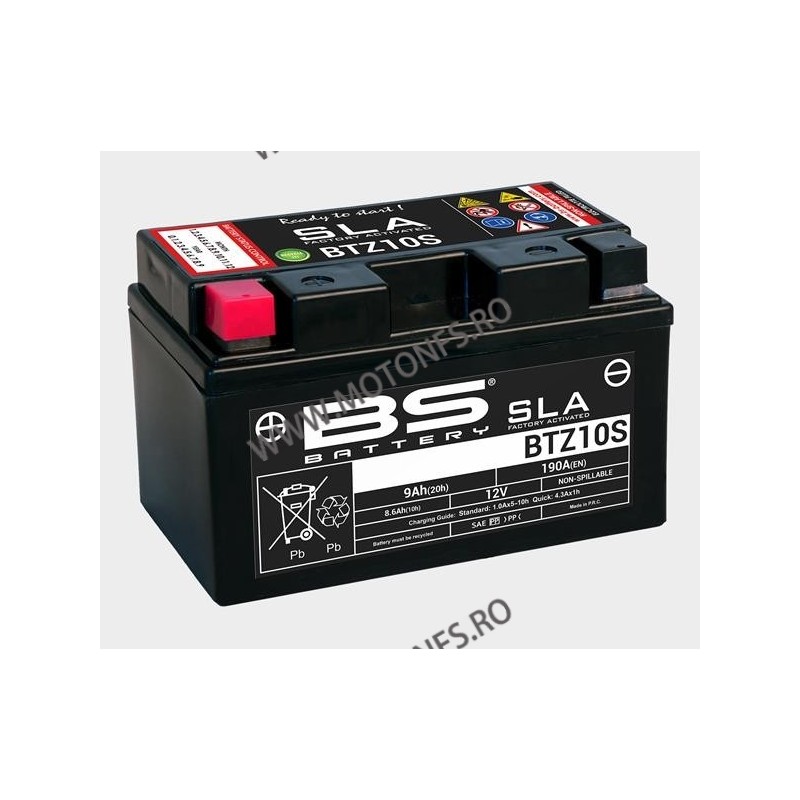 BTZ10S-BS Maintenance free battery - max. 20° tilt BS-BATTERY (YTZ10S-BS) 700.300696 / 297-678 BS BATTERY BS BATTERY 309,00 l...