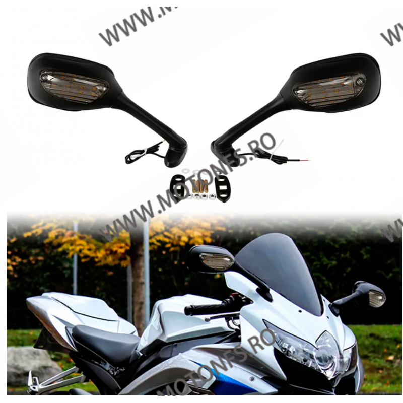 GSXR600/750 2006 - 2015 GSXR1000 2001 - 2015 SV650/S 2003 - 2008 SV1000 /S 2003 - 2007 SET 2 BUC OGLINZI LED NU SUNT RABATABI...