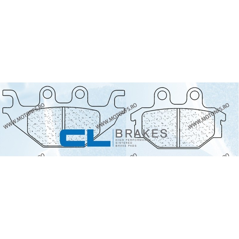 CL BRAKES Placute de frana Spate 1147 RX3 94x47x8,8 mm / 73,2x47x10,8 mm (W x H x T) 200.1147.RX / 570-810 CL BRAKES Placute ...