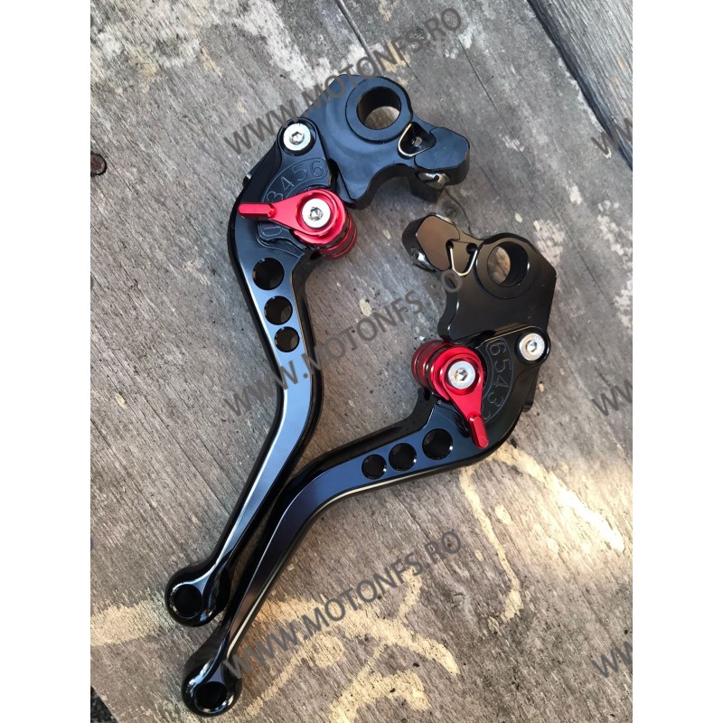 Ducati 796/ 696/ 620/ 800/ 996/ 796/ 696 Monster Manete Scurte Ambreiaj Frana Classic Negru MSNERO-DB12 / DC22  Manete CNC De...