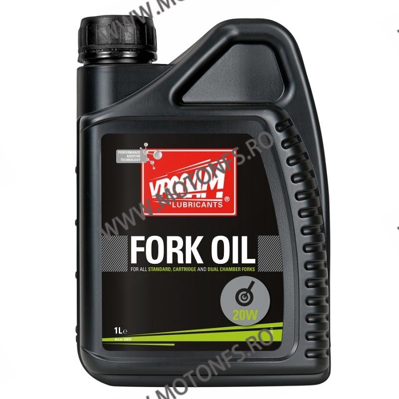 VROOAM - FORK OIL [ulei furca] 20W - 1L V63-821 VROOAM VROOAM 20W Uleiuri Furca 68,00 lei 68,00 lei 57,14 lei 57,14 lei