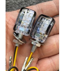 Set 2 Buc Semnalizare Mini LED Omologat ( E24 ) universale M6 4OEAY 4OEAY  Semnalizare Moto LED Universale 65,00 lei 65,00 le...