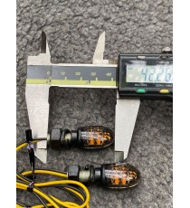 Set 2 Buc Semnalizare Mini LED Omologat ( E24 ) universale M6 1070Y 1070Y  Semnalizare Moto LED Universale 65,00 lei 65,00 le...