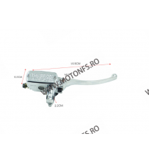 22mm Set 2 Manete frana / ambreiaj ＋ Pompa Hidraulica ＋prindere Oglinda DSSB-DGW-CP-22MM+ZZ DSSB-DGW-CP-22MM+ZZ  Maneta Cu Pr...