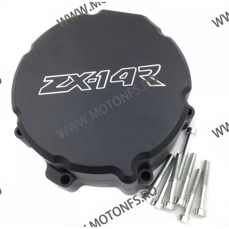 ZX14R ZZR1400 2006 2007 2008 2009 2010 2011 2012 2013 Capac Stator Stanga Alternator + Suruburi Kawasaki MT313-003  Capac Mot...