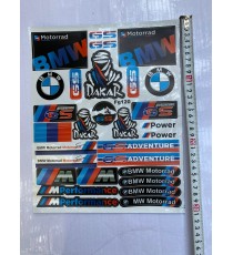 Set Autocolant / Stickere 25cmx30cm Pentru Carena Moto BMW Motorrad Motorsport Gs Adventure M Performance H66HK  Autocolant /...