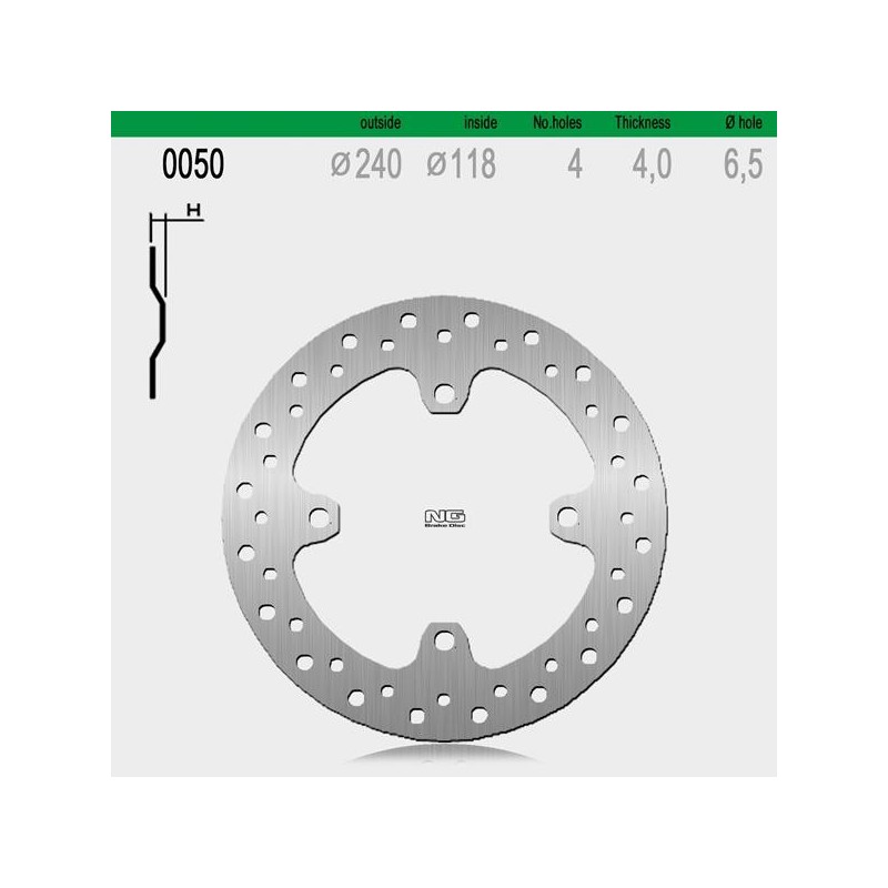 NG - Disc frana (fata) NG050 - HONDA XR600R 510-0050 NG BRAKE DISC NG Discuri Frana 332,40 lei 332,40 lei 279,33 lei 279,33 lei