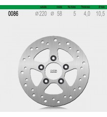 NG - Disc frana (fata) NG086 - KYMCO 250 510-0086 NG BRAKE DISC NG Discuri Frana 280,00 lei 280,00 lei 235,29 lei 235,29 lei