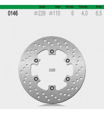 NG - Disc frana NG146 - CAGIVA MITO 125-610 1995-2006 510-0146 NG BRAKE DISC NG Discuri Frana 317,00 lei 317,00 lei 266,39 le...