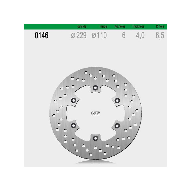 NG - Disc frana NG146 - CAGIVA MITO 125-610 1995-2006 510-0146 NG BRAKE DISC NG Discuri Frana 317,00 lei 317,00 lei 266,39 le...