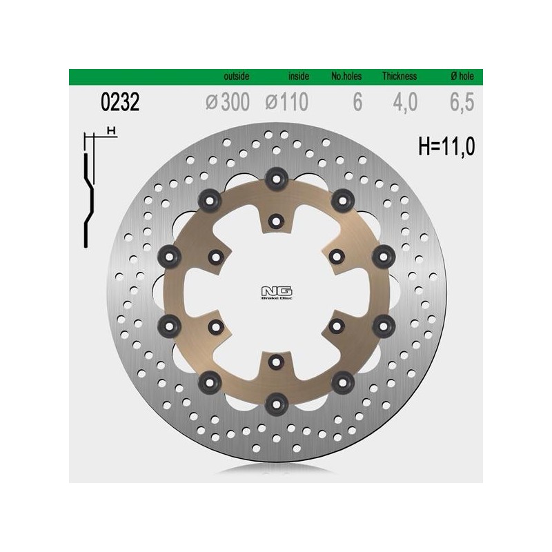 NG - Disc frana NG232 - JONATHAN / EURO 350 510-0232 NG BRAKE DISC NG Discuri Frana 912,00 lei 912,00 lei 766,39 lei 766,39 lei