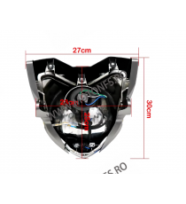 Far universal halogen H4 Naked Yamaha FZ16 YS150 FZ150 Culori Negru FZF70394  Faruri Moto Universale 220,00 lei 190,00 lei 18...