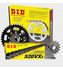 DID - kit lant Yamaha XT600Z Tenere 1983 Contine pinioane 15/39 si lant 520VX3-102 X-Ring ZB 122-47 DID RACING CHAIN Kit Yama...