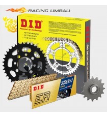 DID - kit lant BMW S1000RR - 2011 Contine pinioane 17/44 [ALU] si lant 520ERV7-118 gold X-Ring 125-032-80 DID RACING CHAIN Ki...