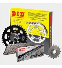 DID - kit lant Ducati 851Str/888SP/900SS- 1998, pinioane 15/37, lant 520ZVM-X-098 X-Ring 125-15 DID RACING CHAIN Kit Ducati 6...