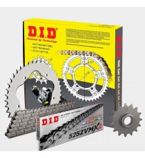 DID - kit lant Ducati S2R/S4R/Multistrada1100, pinioane 15/42, lant 525ZVM-X-104 X-Ring 125-154 DID RACING CHAIN Kit Ducati 7...