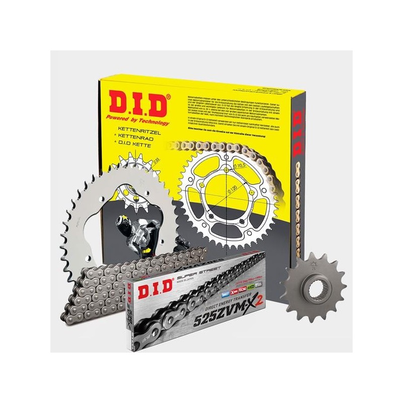 DID - kit lant Ducati 916/996/998, pinioane 15/36, lant 525ZVM-X-094 X-Ring 125-164 DID RACING CHAIN Kit Ducati 733,00 lei 65...