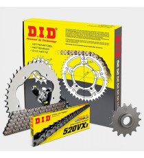 DID - kit lant Ducati 748 /S/SP/SPS/R/Biposto, pinioane 14/38, lant 520VX2-096 X-Ring 125-178 DID RACING CHAIN Kit Ducati 515...