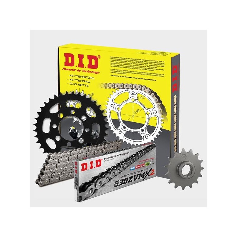 DID - kit lant Triumph 1200 Bonnev 2016-, pinioane 17/37, lant 525ZVM-X-100 X-Ring 125-252-41 DID RACING CHAIN Kit Triumph 69...