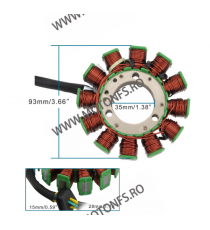 Hyosung GV250 2006-2011 GT250 2006-2009 GT125 GV125 2002-2010 Magneto Coil Generator Stator Alternator Bobina K079-838  Alter...