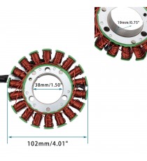 GN250 1982-2001 TU250 1997-2016 OEM 32101-38302 Suzuki Magneto Coil Generator Stator Alternator Bobina K079-858  Alternator S...