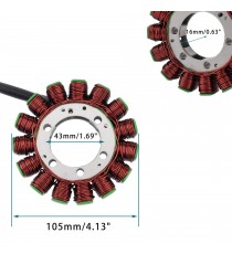 Kawasaki VN 900 Vulcan 2006- 2024 Magneto Coil Generator Stator Alternator Bobina K079-888  Alternator Stator 343,00 lei 343,...