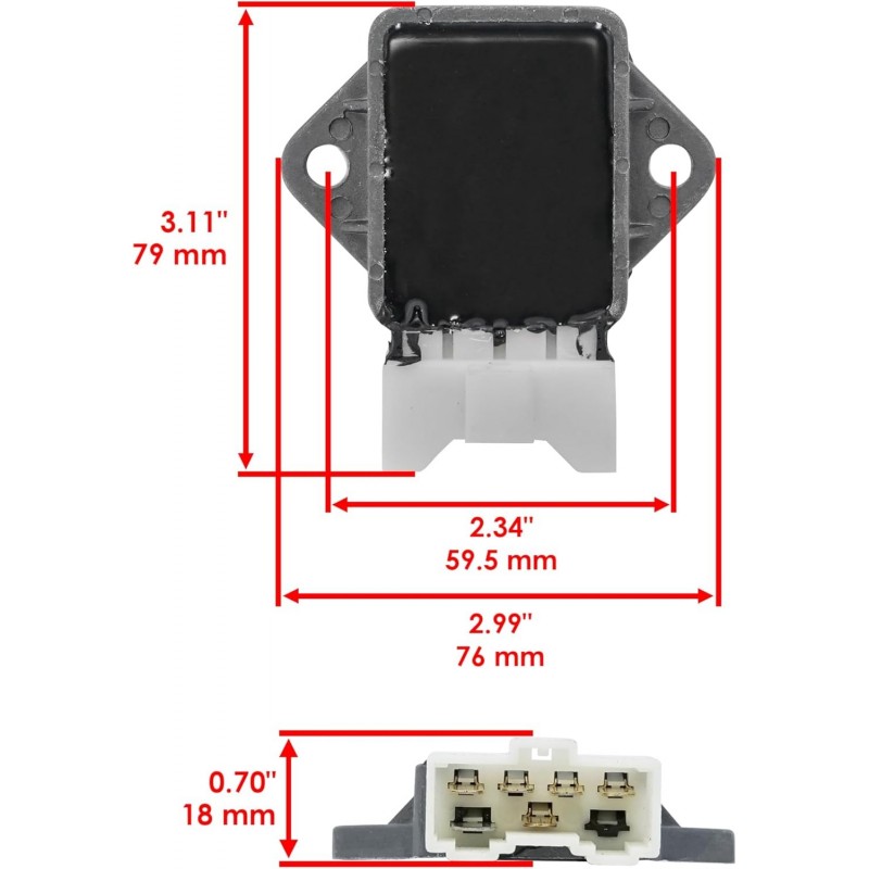 CB750 Sevenfifty CB1000 F Big One ST1100 A Pan European (ABS) /RC42 /SC30 /SC24/SC26 Releu Incarcare Regulator Tensiune XF646...