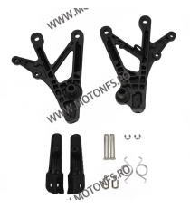 CBR600 F4 1999 2000 F4i 2001 2002 2003 2004 2005 2006 2007 Honda Set Complet pilot Scarite si Suporti scarite Negru xf060B 06...