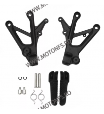 CBR600 F4 1999 2000 F4i 2001 2002 2003 2004 2005 2006 2007 Honda Set Complet pilot Scarite si Suporti scarite Negru xf060B 06...